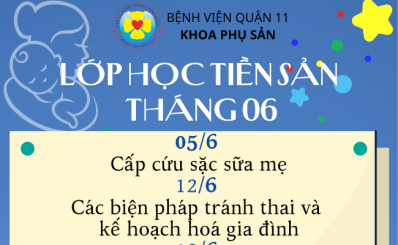Lớp học tiền sản tháng 6 năm 2025